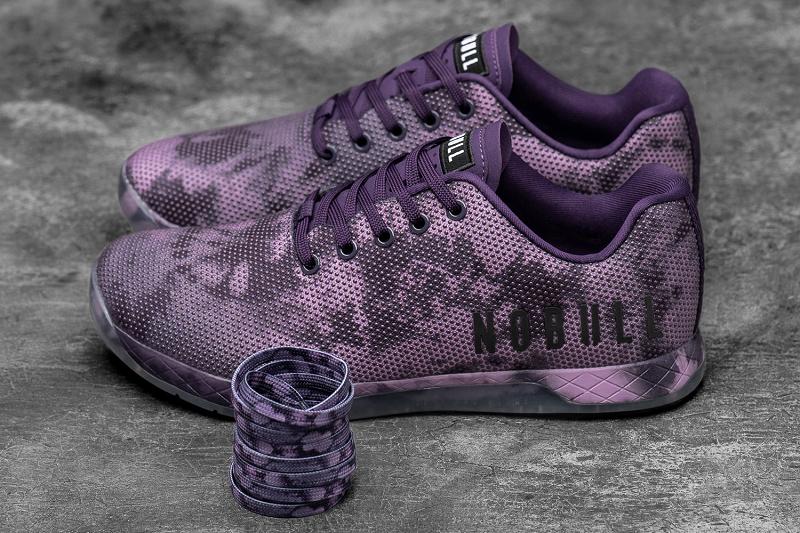 Women's Nobull Tie-Dye Trainers Dark / Purple | SG X2961Y